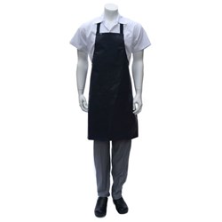 BIB APRON PVC SHORT NAVY 890X680MM