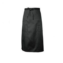 BISTRO 3/4 APRON BLK 710X810MM