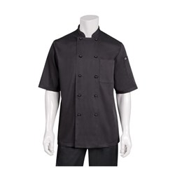 Canberra Basic Chef Jacket Black SML Chef Works