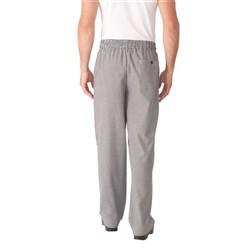 Essential Mens Baggy Chef Pants Check 2XL Chef Works
