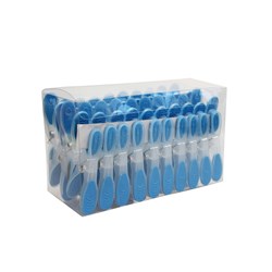 Plastic Clothes Pegs Blue 