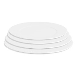 Serenity Flat Plates White Ariane