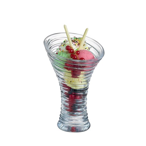 Jazzed Glass Sundae Bowl