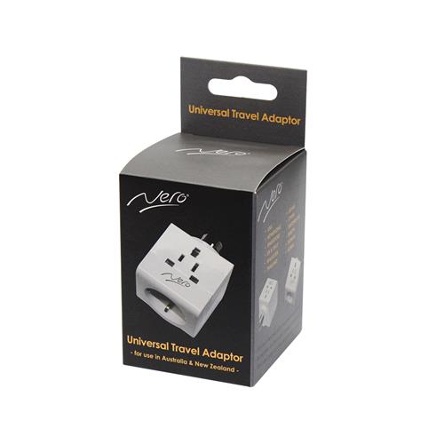 Nero Universal Travel Adaptor White 240V