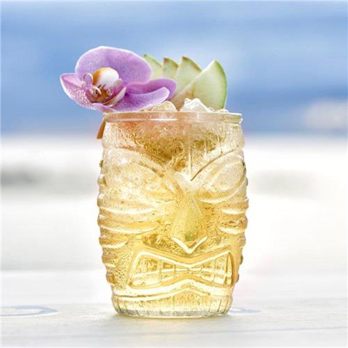 Tiki God Double Old Fashioned Glass 473ml