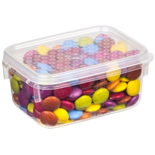 TELLFRESH RECT CONTAINER 250ML 110X81X52MM (12)