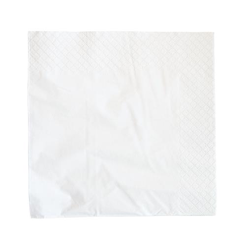 3PLY DINNER NAPKIN WHITE 500/CTN