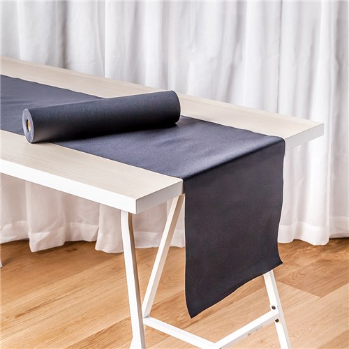 Lisah Paper Table Runner/ Placemat Black 400mmx24m