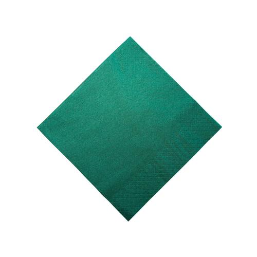 Paper Lunch Napkin Green 1/4 Fold 300x300mm