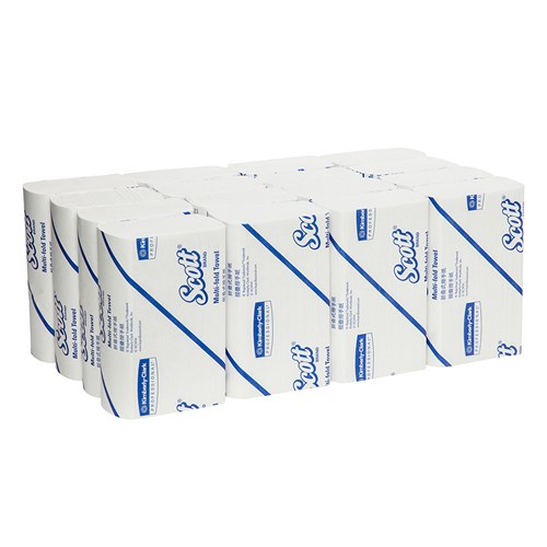 Multifold Paper Hand Towel White 250/Sheets 238x233mm