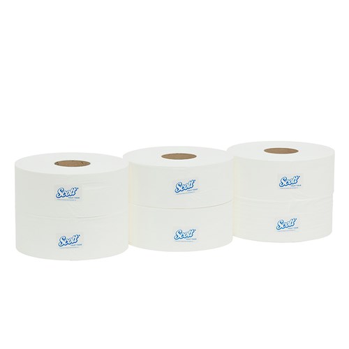 SCOTT MAXI JUMBO TOILET ROLL 1PLY 800MT 6/CTN 4781/10004409