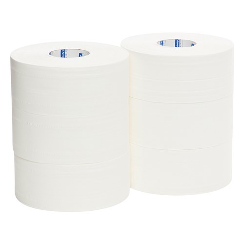 Compact Maxi Toilet Rolls White 2ply 300m