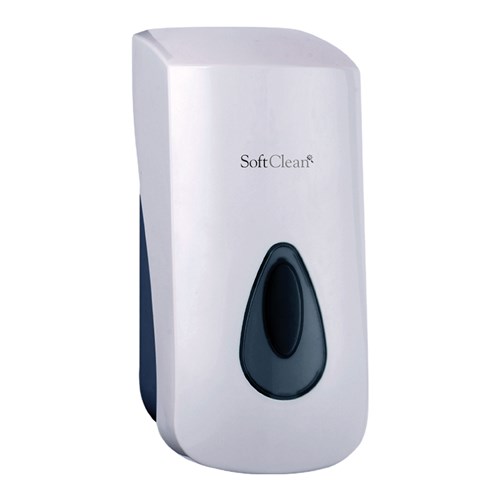 Plastic Manual Foaming Soap Dispenser White 115x110x245mm