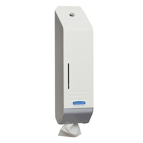 Interleaf Enamel Toilet Tissue Dispenser White 120x117x467mm