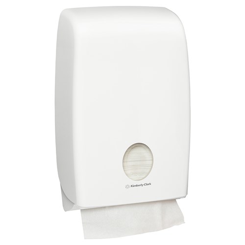 Aquarius Plastic Multifold Hand Towel Dispenser White 294x120x451mm