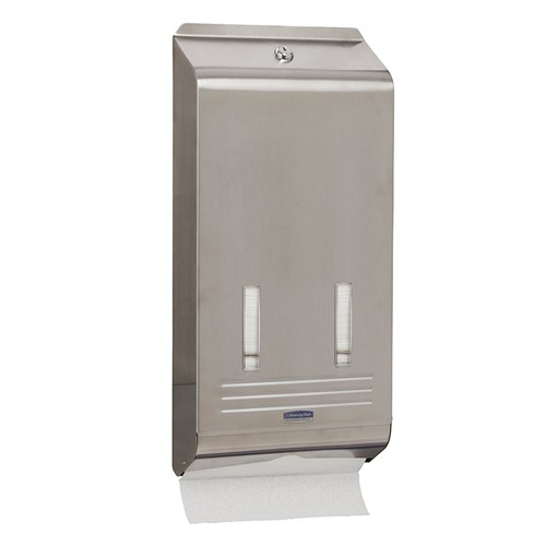 Stainless Steel Paper Hand Towel Dispenser Silver 258x85x540mm