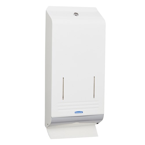 Metal Paper Hand Towel Dispenser White 258x85x536mm