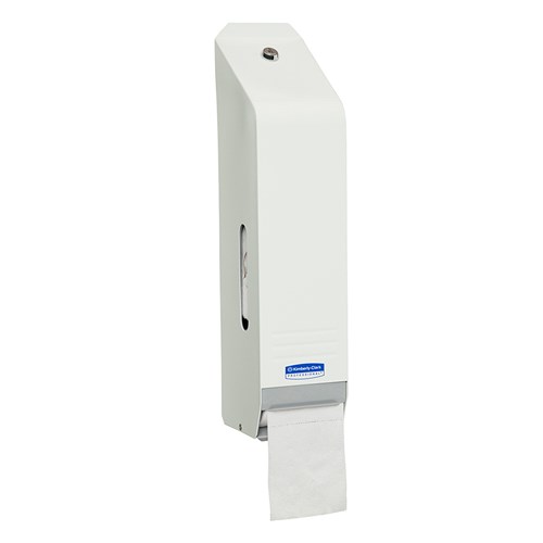 Enamel Toilet Roll Dispenser White 118x135x482mm