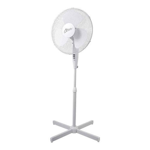 Nero Pedestal Fan 3 Speed White 400mm