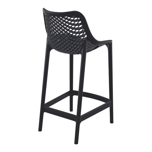 AIR BAR STOOL 65 BLK 650MM HIGH