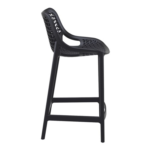 AIR BAR STOOL 65 BLK 650MM HIGH