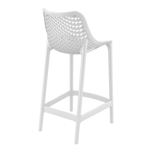 AIR BAR STOOL 65 WHT 650MM HIGH