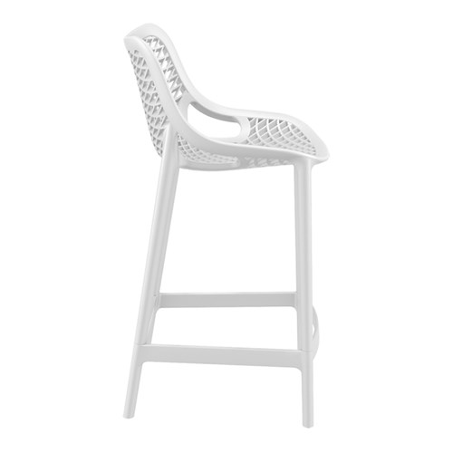 AIR BAR STOOL 65 WHT 650MM HIGH