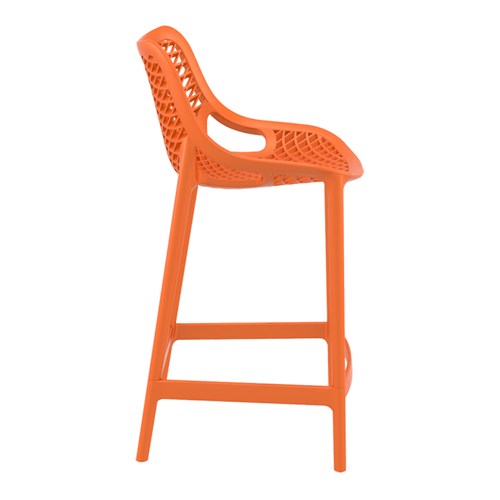 AIR BAR STOOL 65 ORANGE 650MM HIGH