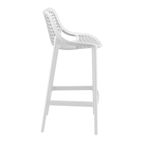 AIR BAR STOOL 75 WHT 750MM HIGH