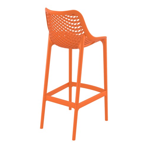 AIR BAR STOOL 75 ORANGE 750MM HIGH