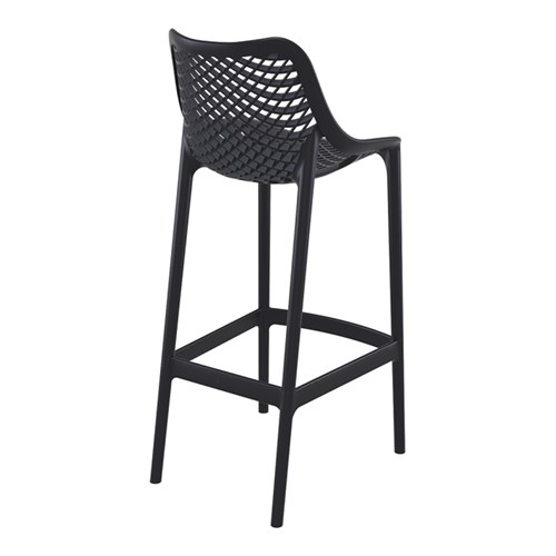 AIR BAR STOOL 75 BLK 750MM HIGH