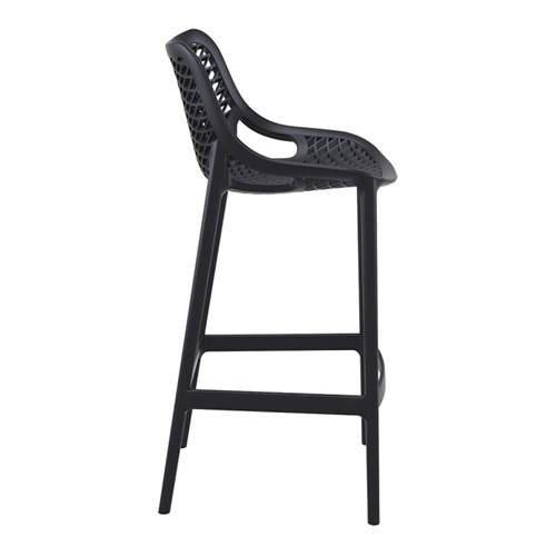 AIR BAR STOOL 75 BLK 750MM HIGH