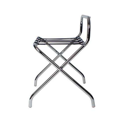 LUGGAGE RACK CHROME METAL W/- REAR SUPPORT (4)