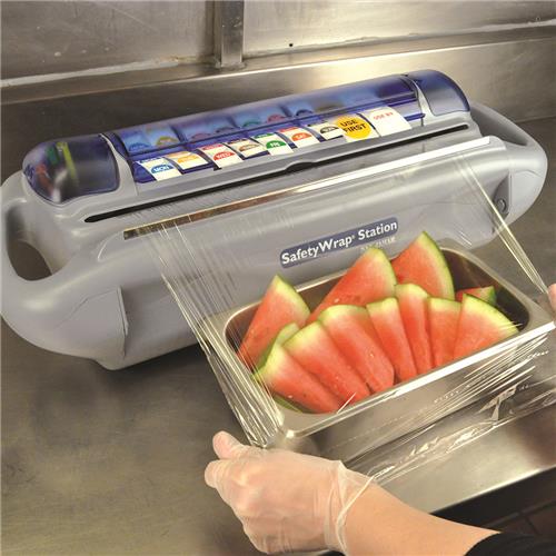 Saf-T-Wrap Cling Dispenser With Date Label Holder