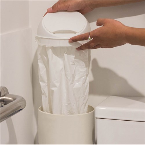 Plastic Sanitary Disposal Unit Dispenser White 13l