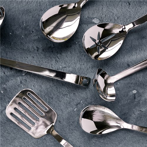 Buffet Slotted Serving Spoon Stainless Steel 310mm