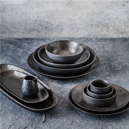 ELEMENT TAPAS DISH 85MM 90ML ONYX (6/96)