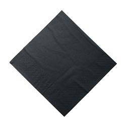 2 Ply Dinner Napkin Black 400mm