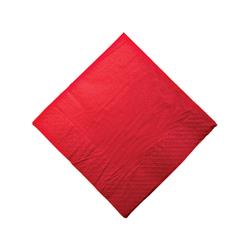 Paper Lunch Napkin Red 1/4 Fold 300x300mm