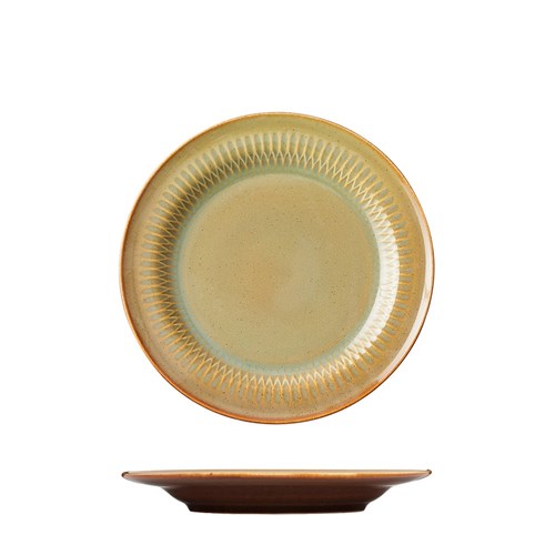 Cottage Round Plate Cinnamon 170mm