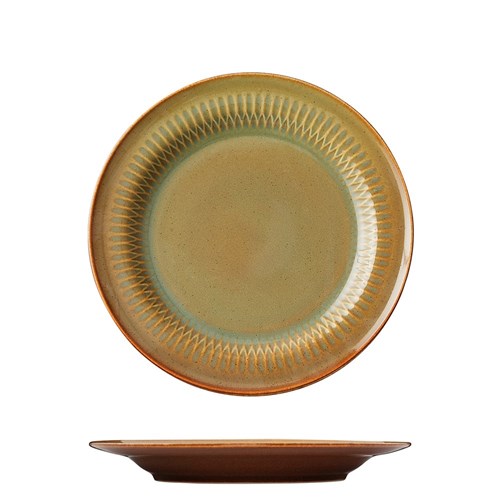 Cottage Round Plate Cinnamon 210mm