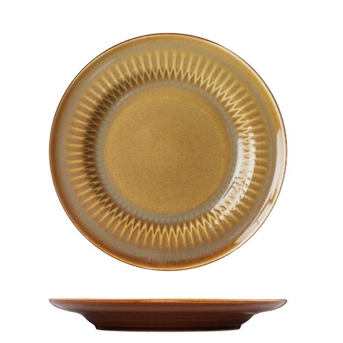 Cottage Round Plate Cinnamon 230mm