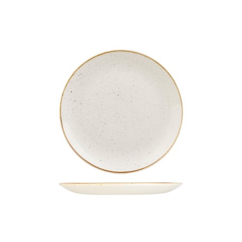 Stonecast Coupe Plate White 217mm Churchill