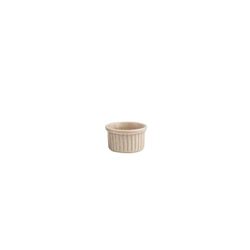 PARADE RIBBED RAMEKIN 60X35MM MARSHMELLOW (6)