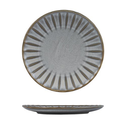 CHIC RND PLATE 205MM SCALLOPED (6/24)