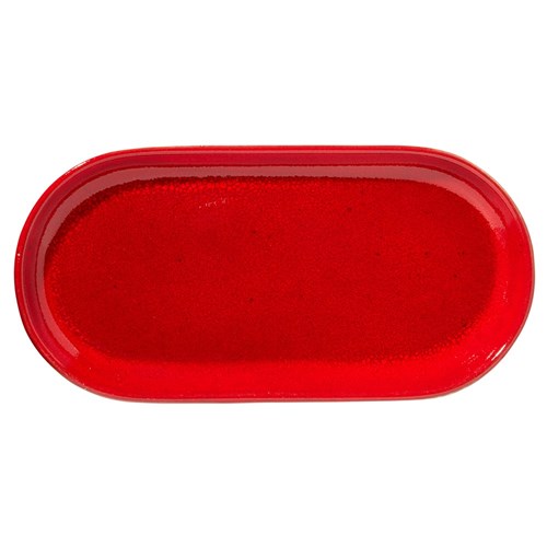 NEIVA BURGER PLATE 290X140MM RED (6)