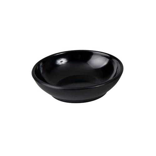 Melamine Sauce Dish Black 60mm  