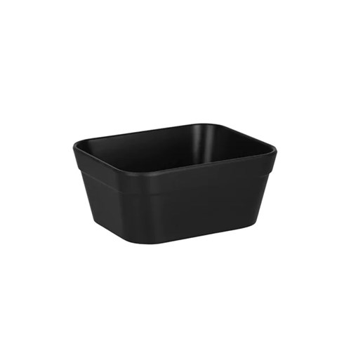 Melamine Bento Insert Bowl Medium Black 140mm