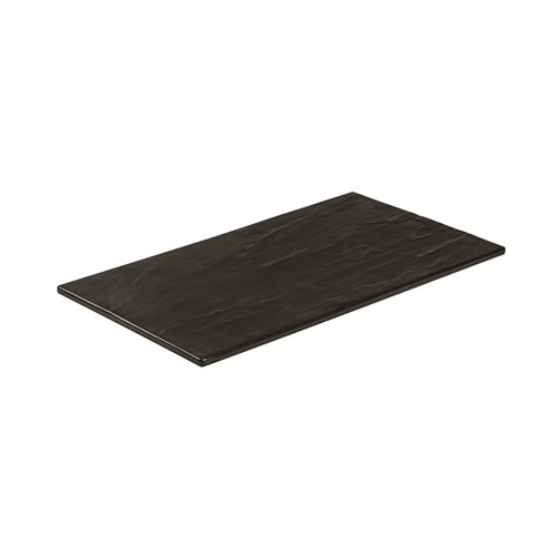 Taroko Melamine Rectangle Platter Black 375mm