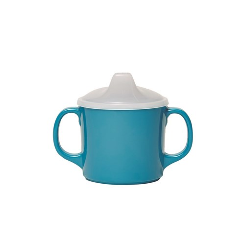 Melamine Sippy Cup & Lid Cyan 200ml  